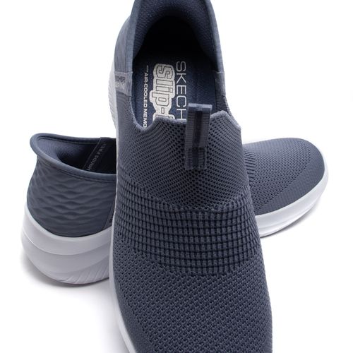 Tênis Feminino Skechers Ultra Flex 3.0 Cinza Azulado