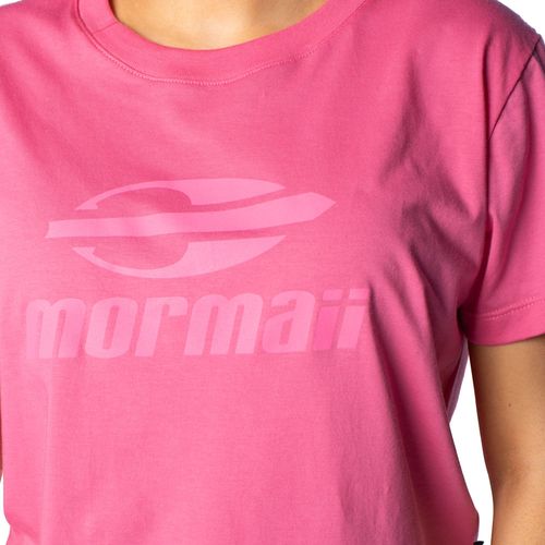Camiseta Feminina Mormaii Regular Logo Rosa