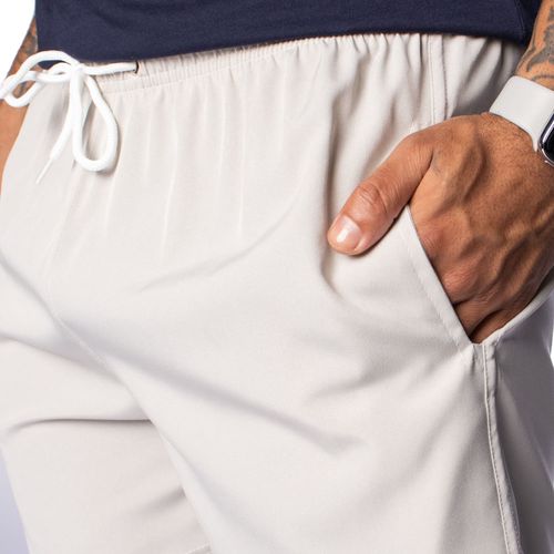 Short Masculino Marphim Tactel Básica Cinza Claro