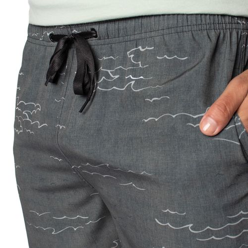 Short Masculino Marphim Estampa Ondas Musgo