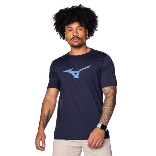 Camiseta Masculina Mizuno Basic Big Logo Marinho