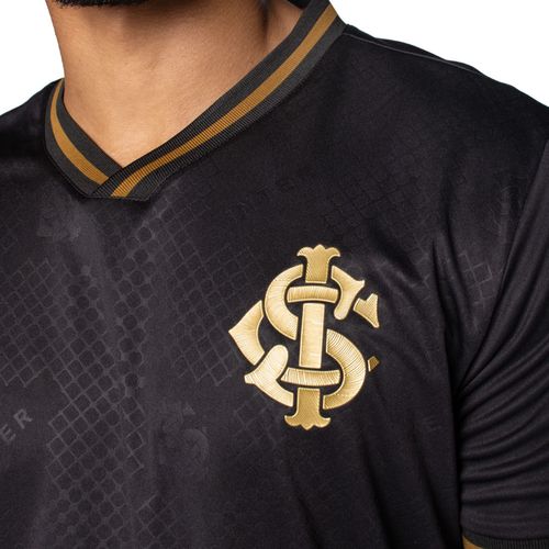 Camiseta Masculina Betel Internacional Gold Preto/dourado