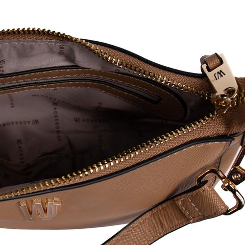 Bolsa Feminina WJ Transversal Pequena Caramelo