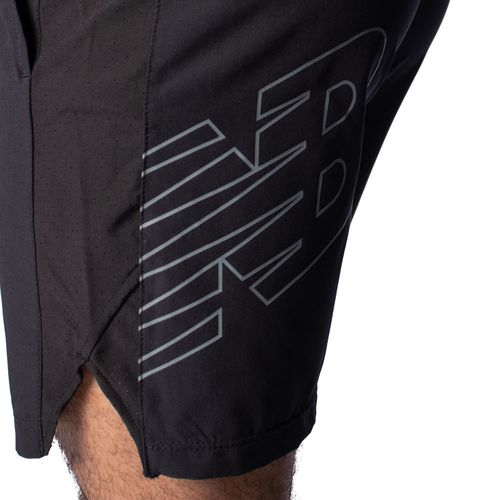 Bermuda Masculina New Balance Tenacity Logo 7 Preto