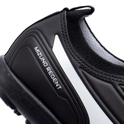 Chuteira Society Mizuno Regent AS Preto/branco