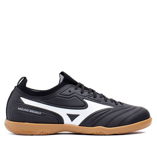 Chuteira Futsal Mizuno Regent AS Preto/branco
