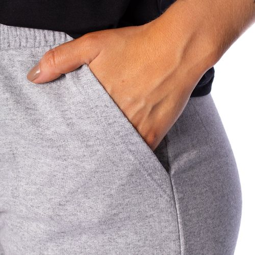 Short Feminino Rechsul em Moletom com Cordão Cinza