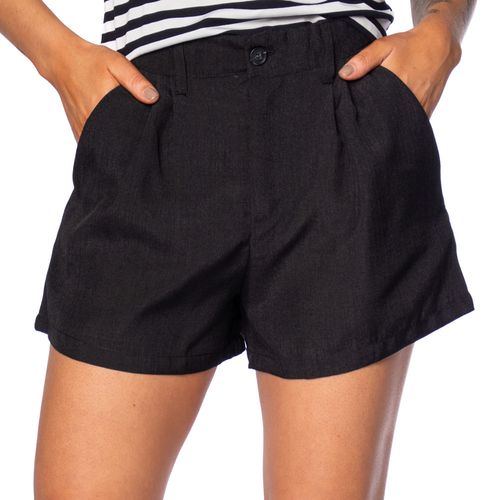 Short Feminino The Style Box Alfaiataria Preto