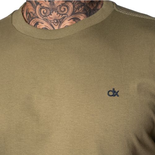 Camiseta Masculina Dixie Manga Curta Básica Verde