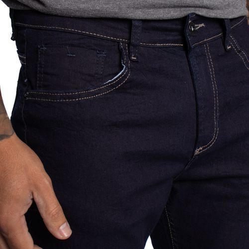 Calça Jeans Masculina Gangster Slim Azul Escuro