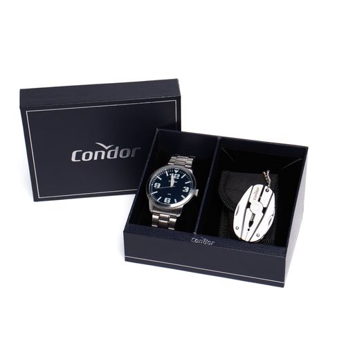 Relógio Masculino Condor CO2035NCG/K4A com Acessório Multiuso Prata