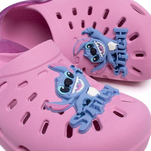 Sandália Babuche Infantil Grendene Stitch Urban Rosa