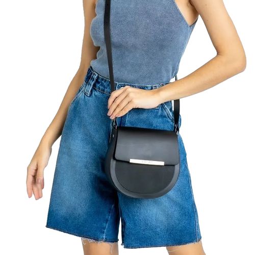 Bolsa Feminina Petite Jolie Mini Saddle II Preto