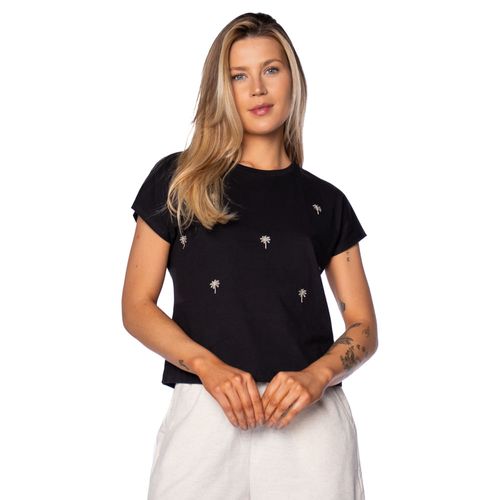 Blusa Feminina Roitex Endless com Bordados Preto