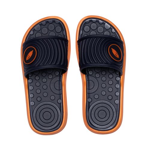 Chinelo Slide Infantil Mormaii Quiver Pro Marinho/laranja