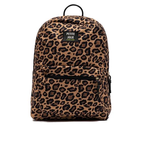 Mochila Petite Jolie Teen Animal Print Caramelo