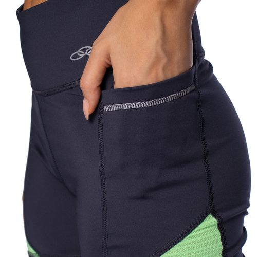 Short Feminino Olympikus Runner 5 Marinho/verde