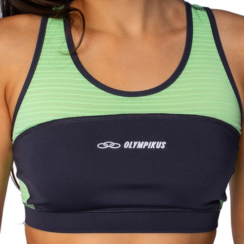 Top Feminino Olympikus Runner Marinho/verde