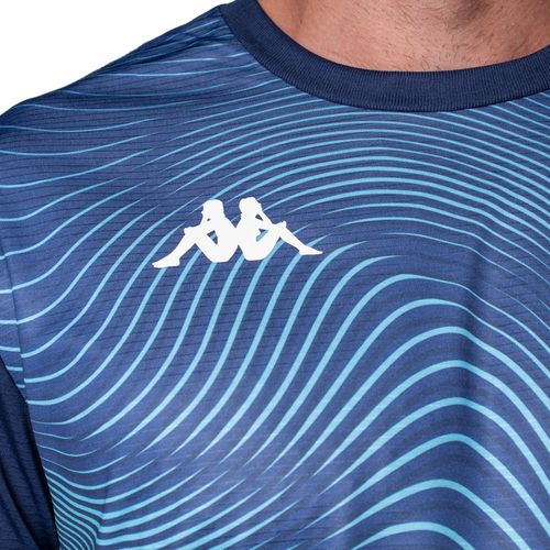 Camiseta Masculina Kappa Universe Estampada Marinho/Azul