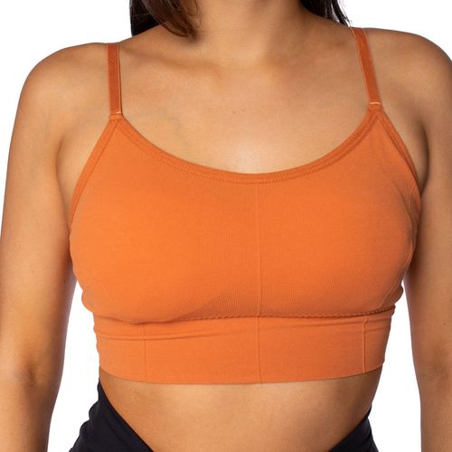 Top Feminino Sea Surf Tiras Finas Laranja
