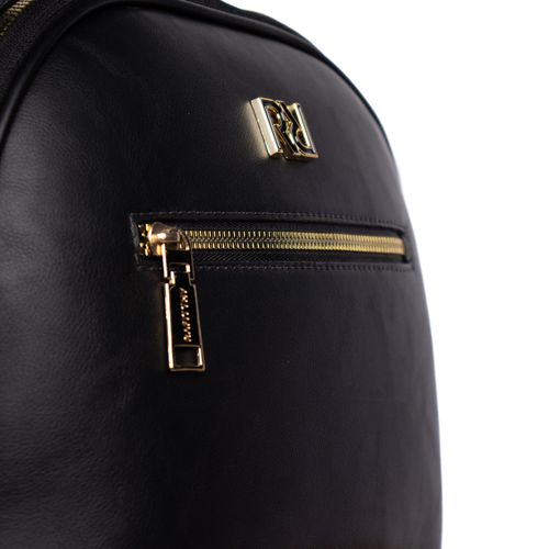 Mochila Feminina Rafitthy Grande com Zíper Preto