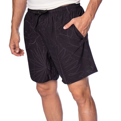 Short Masculino Gangster Estampado Preto