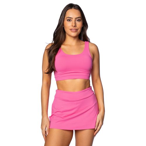 Top Feminino Estilo do Corpo Supermicrofibra Rosa