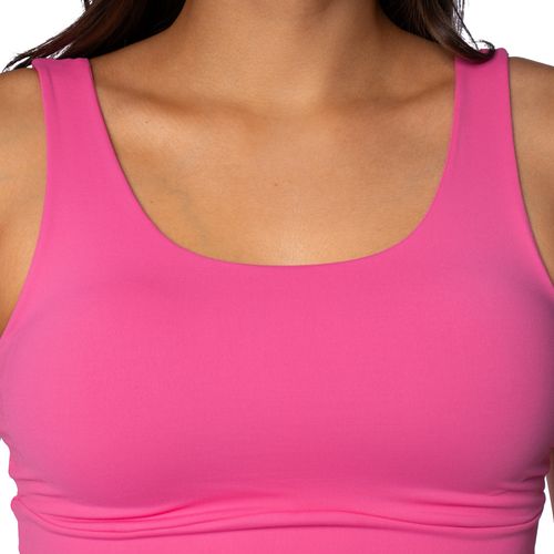 Top Feminino Estilo do Corpo Supermicrofibra Rosa