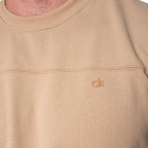 Camiseta Masculina Dixie Manga Curta com Textura Caqui