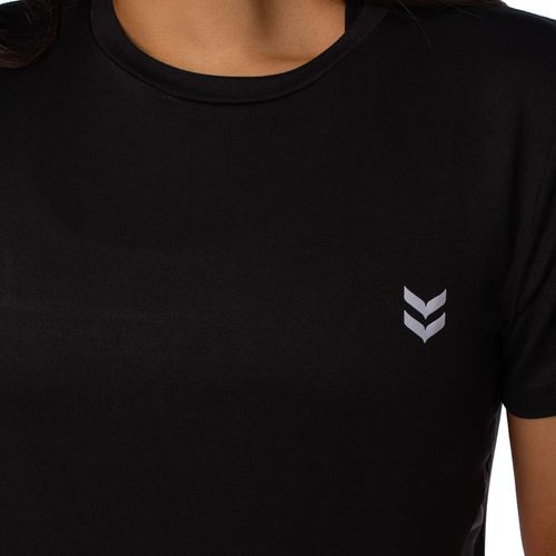 Blusa Feminina The Style Box com Recortes Preto/Cinza