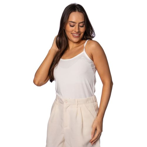 Regata Feminina Sea Surf com Alças Finas Off White