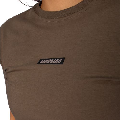 Blusa Feminina Baby Tee Mormaii Cropped Verde Escuro