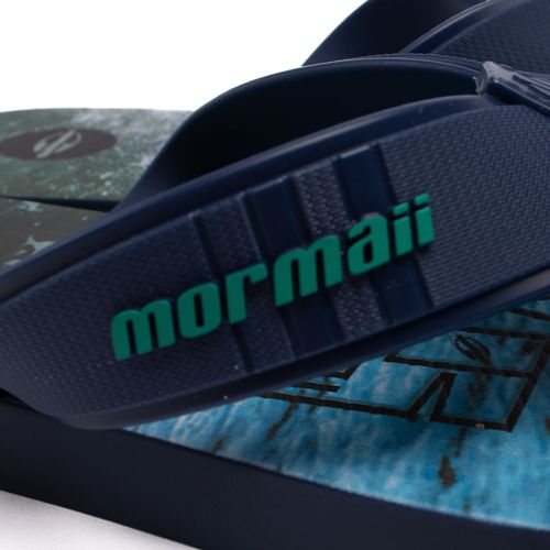 Chinelo Masculino Mormaii Tropical Graphics Marinho/Azul