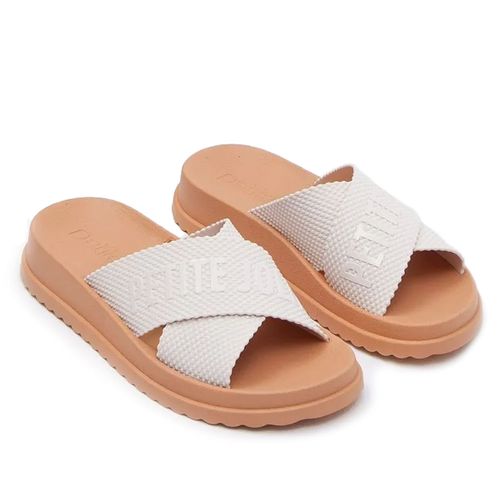 Chinelo Feminino Petite Jolie Smash Slide Branco