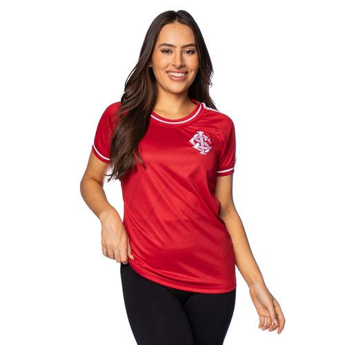 Camiseta Feminina Leggend Grenal Internacional Vermelho/Branco