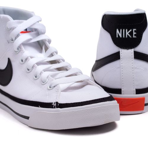 Tênis Feminino Nike Court Legacy Mid Branco/preto