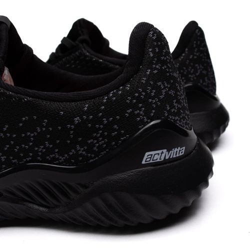 Tênis Feminino Actvitta Calce Fácil Preto