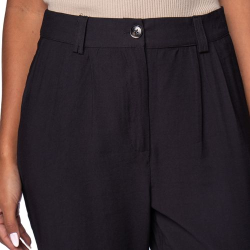 Calça Feminina The Style Box Reta de Alfaiataria Preto