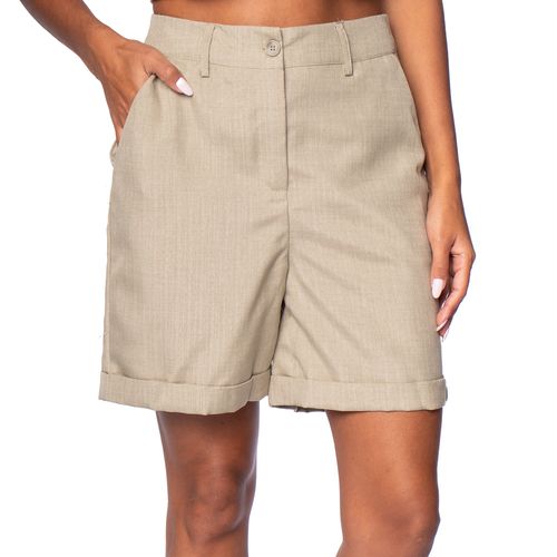 Short Feminino The Style Box Reto de Alfaiataria Verde Claro