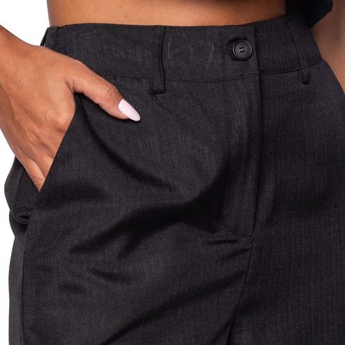Short Feminino The Style Box Reto de Alfaiataria Preto