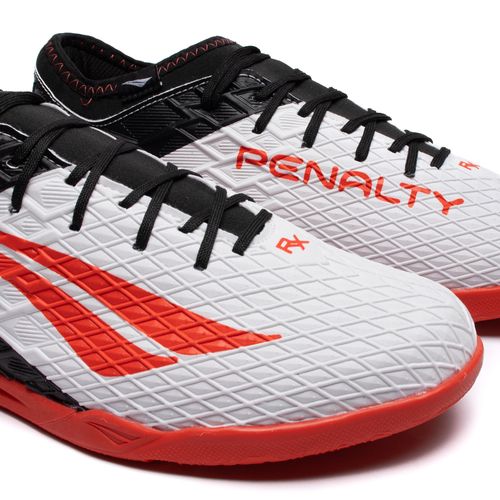 Chuteira Futsal Penalty RX Locker Y-3.0 Branco/vermelho