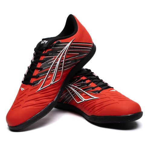 Chuteira Futsal Penalty Fúria Y-4 Vermelho/preto