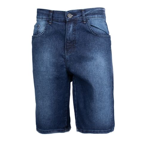 Bermuda Jeans Masculina Gangster Comfort Azul Escuro