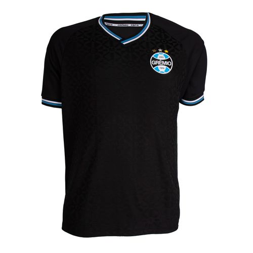 Camiseta Masculina Betel Grêmio Force Preto/azul