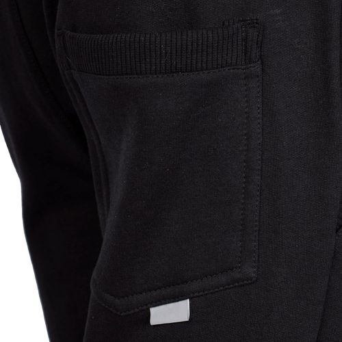 Calça Masculina Gangster em Moletom Jogger Preto