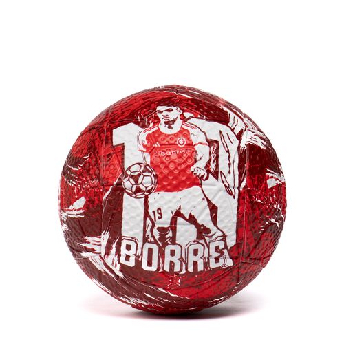 Mini Bola de Futebol de Campo Dualt Inter Borré Vermelho/Branco