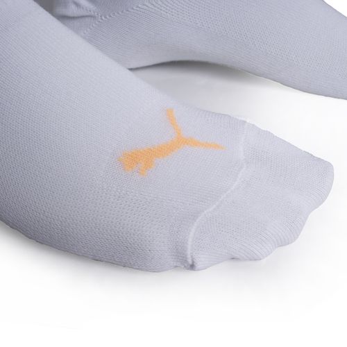 Kit com 3 Pares de Meia Feminina Puma Sapatilha Branco/preto
