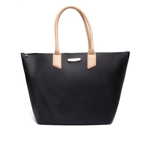 Bolsa Feminina Petite Jolie Tiracolo Grande Preto/Bege