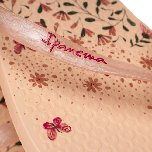 Chinelo Feminino Grendene Ipanema Oasis Perolado Bege