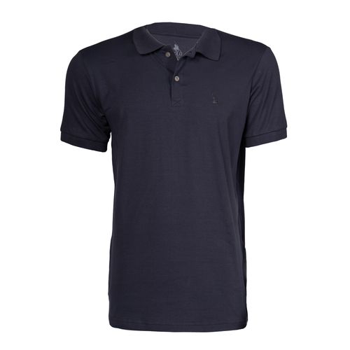 Camisa Polo Masculina Polo Team Básica em Malha Marinho